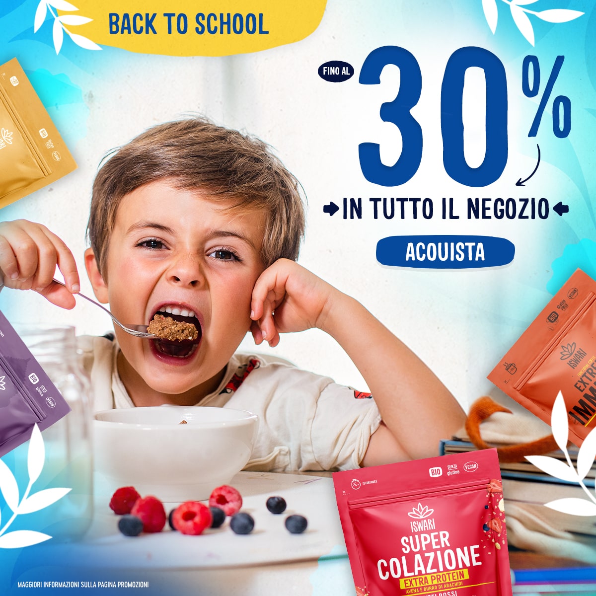 Fino al 30% in tutto il negozio